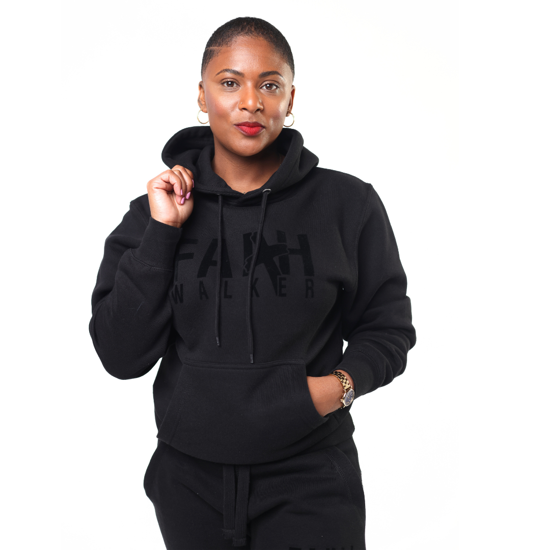 Black on Black Faith Walker Joggers