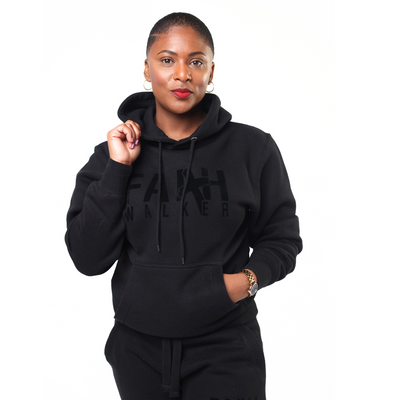 Black on Black Faith Walker Joggers