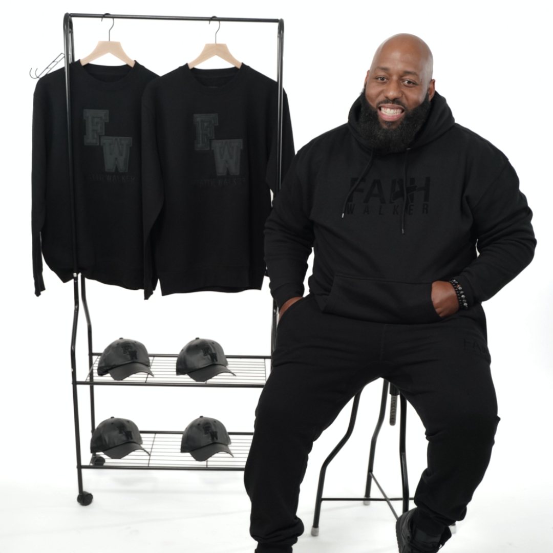 Black on Black Faith Walker Hoodie