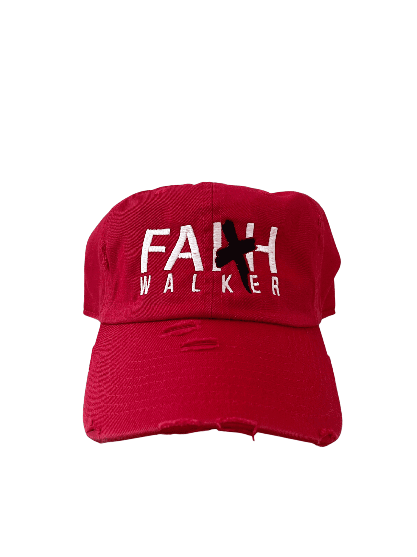Faith Walker Dad Hat-Red