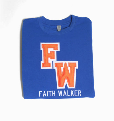 89 Blocks Faith Walker Letterman Crewneck